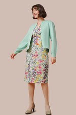 Stretch Jersey: Knee-Length Twisted Dress