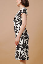 Stretch Jersey: Knee-Length Twisted Dress