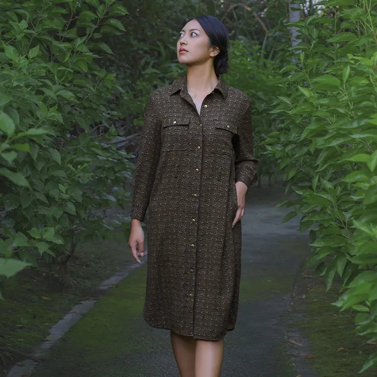 Versatile elegance: wear alone as a dress, layer as a jacket, or style as a layering piece. Three sophisticated ways to elevate your look.