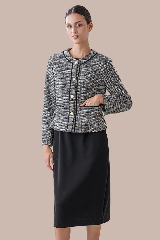 Space Material: Lace Bell Sleeve Dress