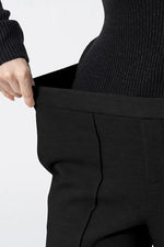 Marshmallow Tech: Straight Wide-Leg Pants