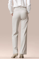 All-Season Material: Smart Stretch Smart Stretch Beige Straight Pants