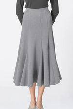 Marshmallow Tech: Flare Long Skirt