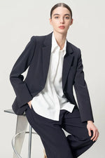 Stretch Georgette: Front Fly Shirt