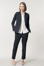 Stretch Georgette: Front Fly Shirt