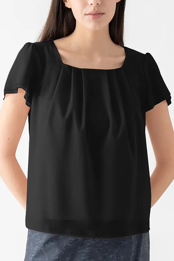 Refined T-shirt Series: Double-layered top