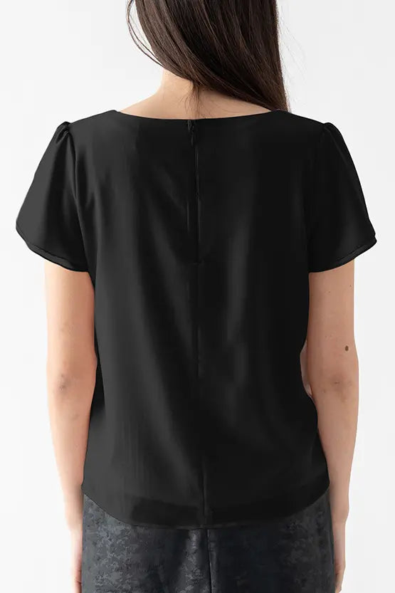 Refined T-shirt Series: Double-layered top