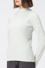 【Washable Wool Knit】High-Neck Top