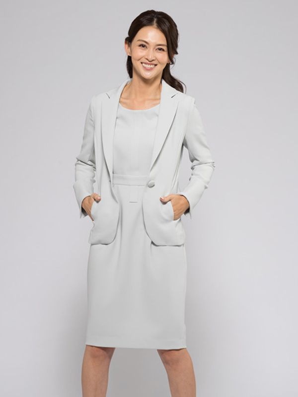 Light Grey 3D Stretch Dress