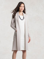 Navy High Neck Blouson Dress