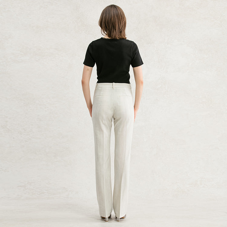 A strong back view