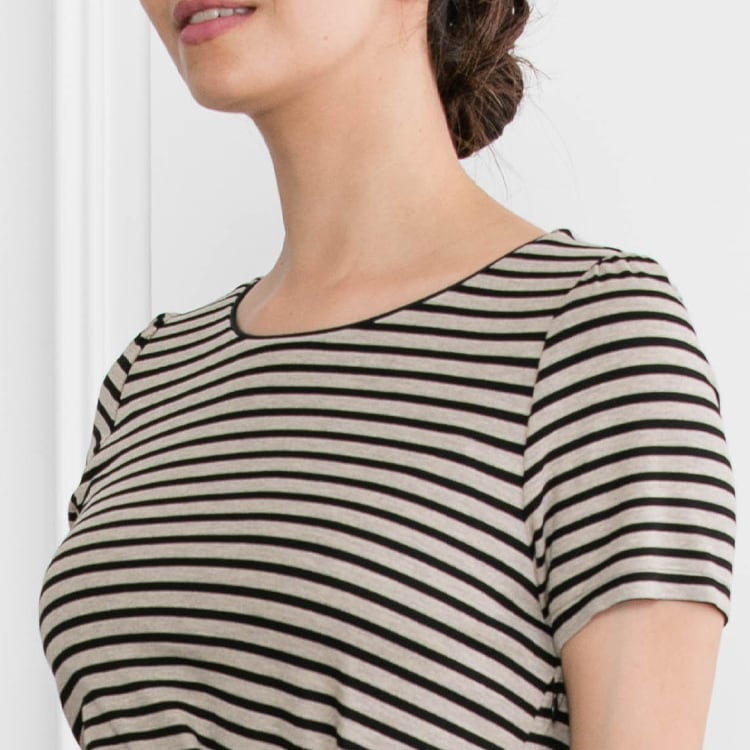 Stylish boatneck