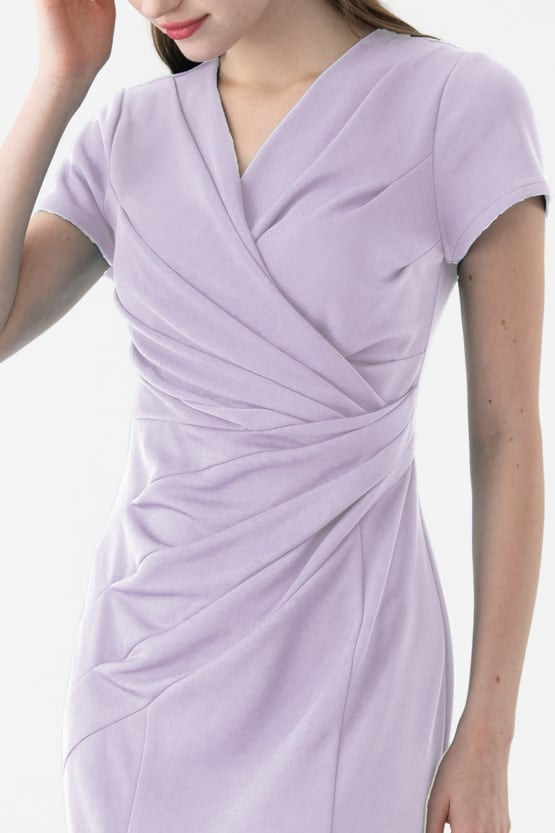 Lavender Gather Dress