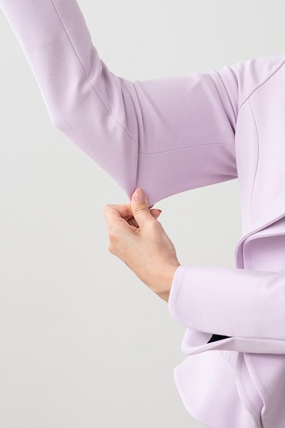 Lavender Pink Ruffle Jacket