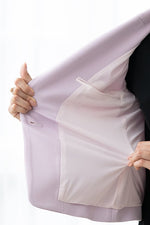 Lavender Pink Stretch Blazer Jacket