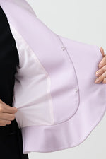 Lavender Pink Ruffle Jacket