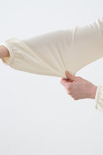 Double Jersey: Ivory X Navy Docking Shell Dress