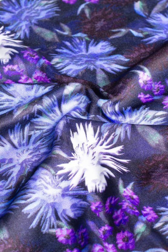 Silk-Like Night Margaret Gather Dress