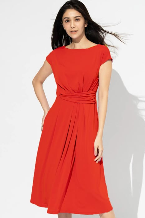 Orange Actress Dress