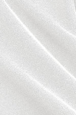 Double Jersey: Double Jersey White V-Neck I-Line Dress