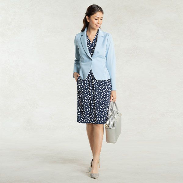 Wear with our Sky Blue Jacket for a confident charm