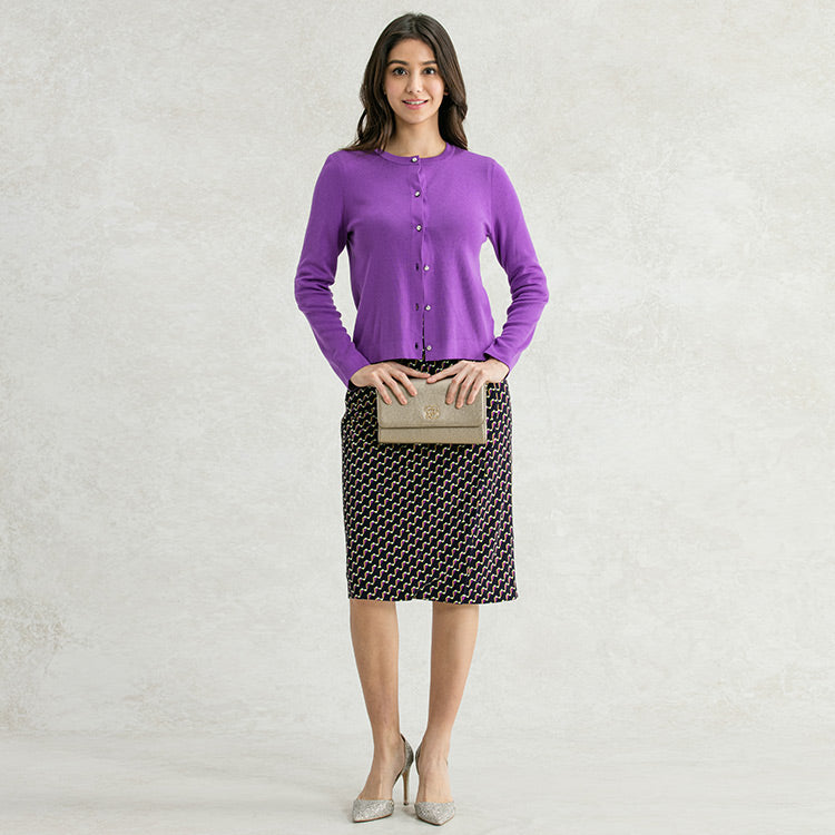 Choose a color to pair with the print