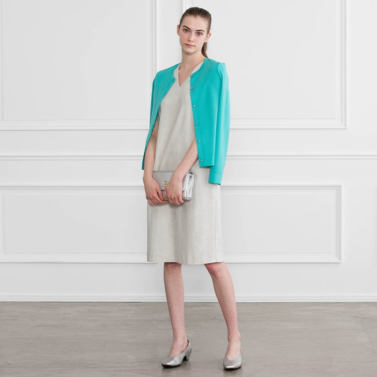 Turquoise color gives denim a refreshing look