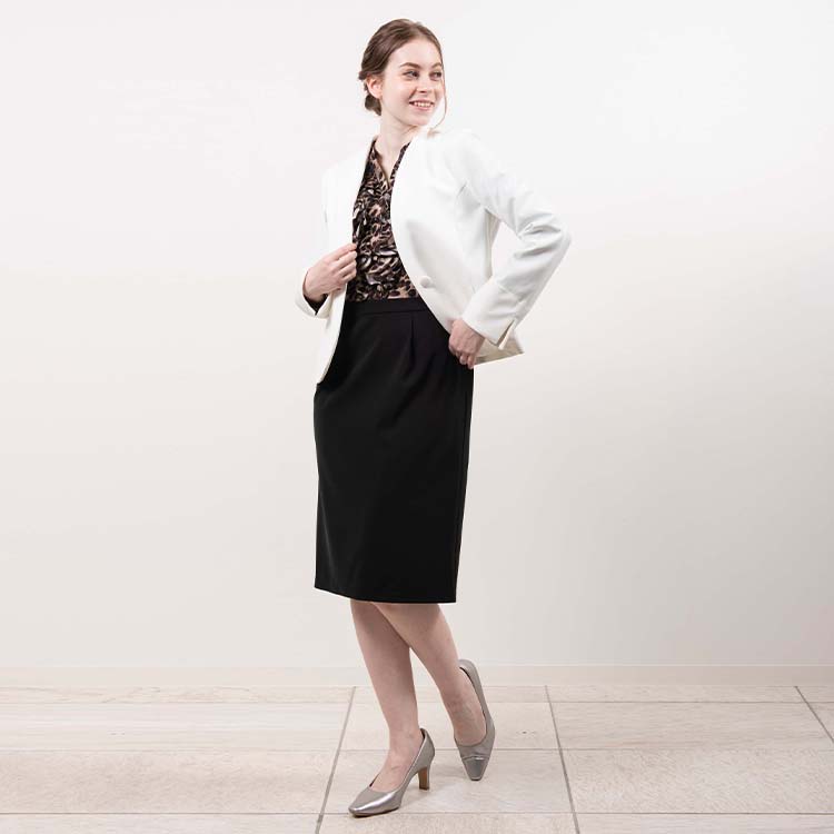Great with a white jacket