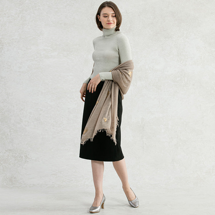 Warm turtleneck and