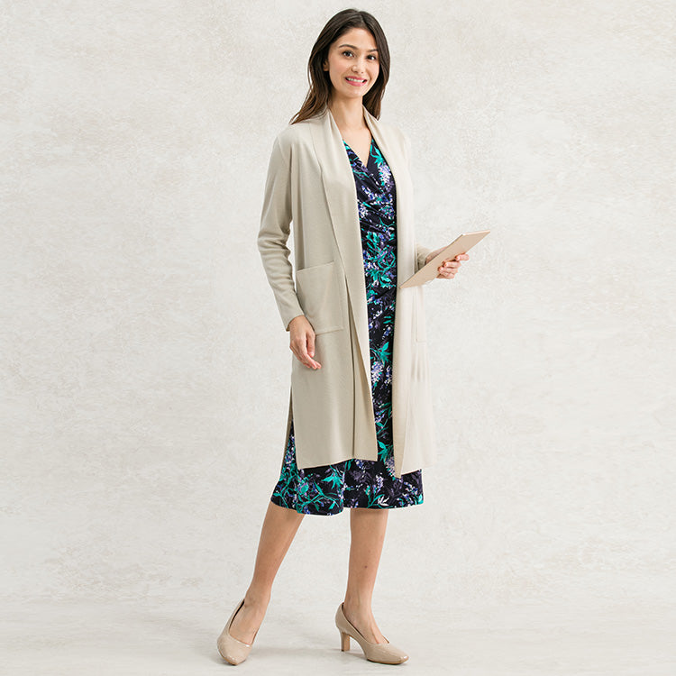 A long cardigan for office style
