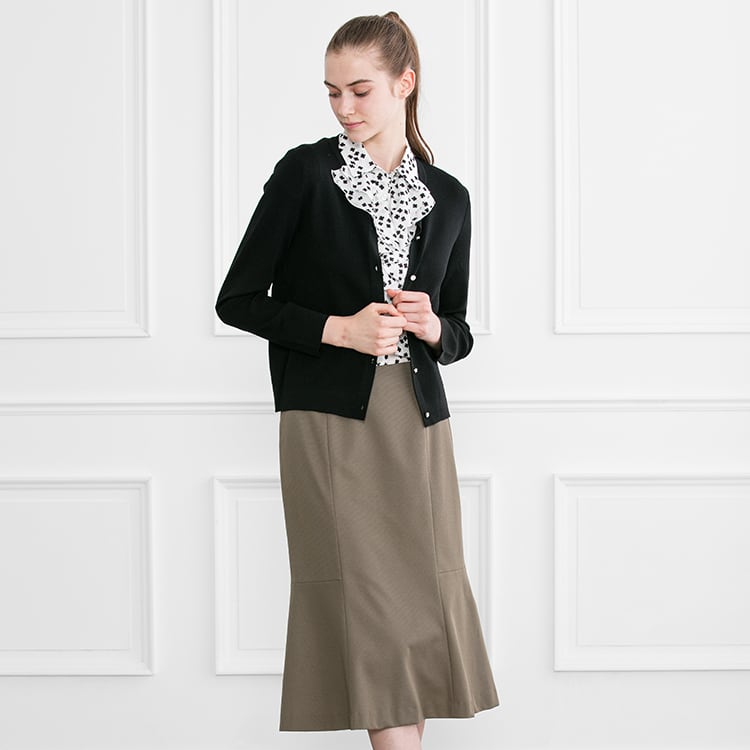 A versatile cardigan that's a safe choice