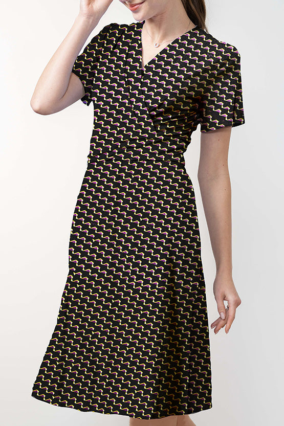 Reproduction / Long Length: Purple Yacht Marilyn Dress