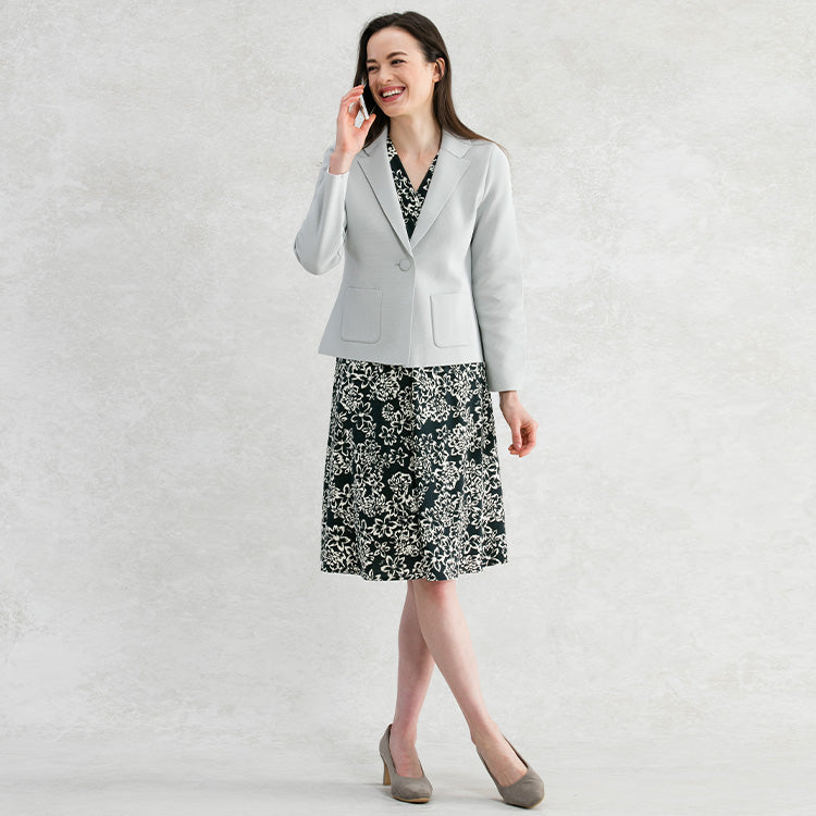 Wear a knit jacket for office work