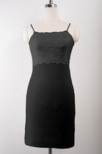 Black Lace Shape-Supporting Underdress