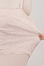 Pink Beige Lace Shape-Supporting Underdress