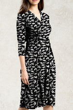 Black Find Cats Cache-Coeur Dress