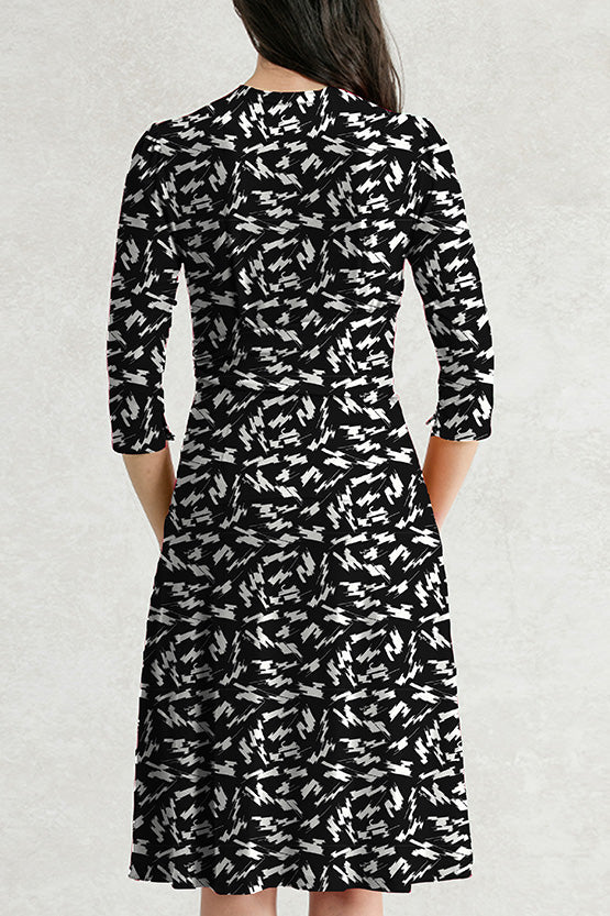 Black Find Cats Cache-Coeur Dress