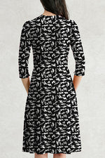 Black Find Cats Cache-Coeur Dress