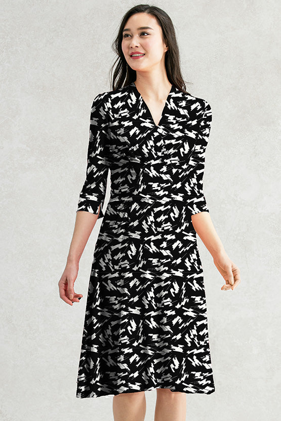 Black Find Cats Cache-Coeur Dress