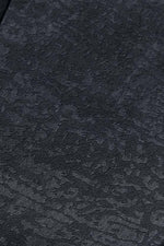 Stretch Jacquard: Black Knee-Length Mermaid Skirt