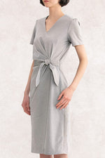 Active Cool: Cooling Gray V-Neck Daily Dress