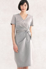 Active Cool: Cooling Gray V-Neck Daily Dress