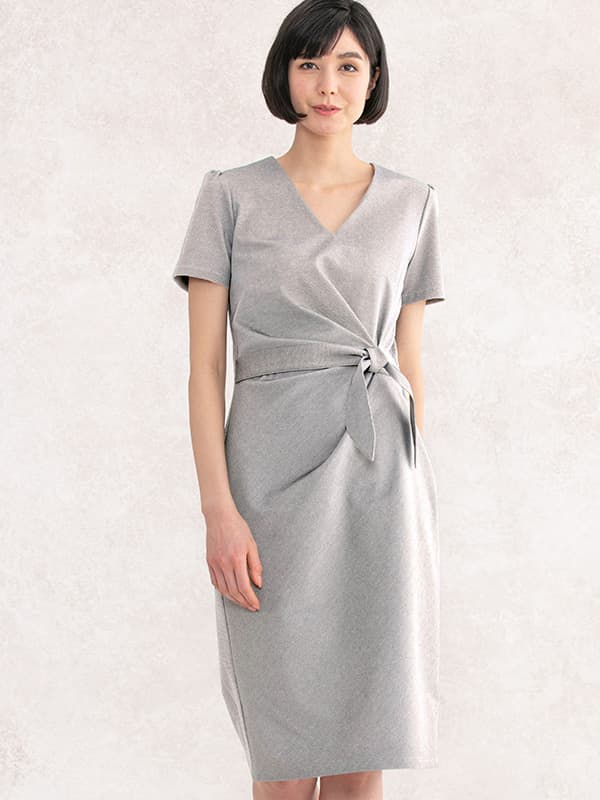 Active Cool: Cooling Gray V-Neck Daily Dress