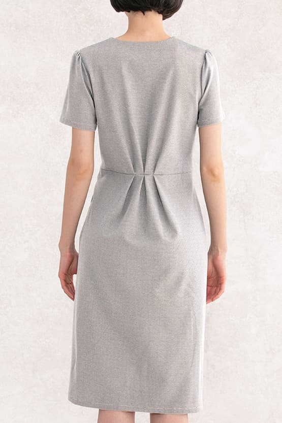 Active Cool: Cooling Gray V-Neck Daily Dress