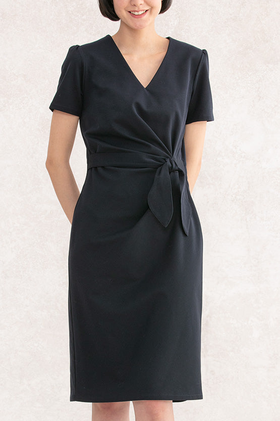 Active Cool: Cooling Navy V-Neck Daily Dress