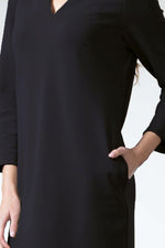 Space Material: Navy Sack Dress
