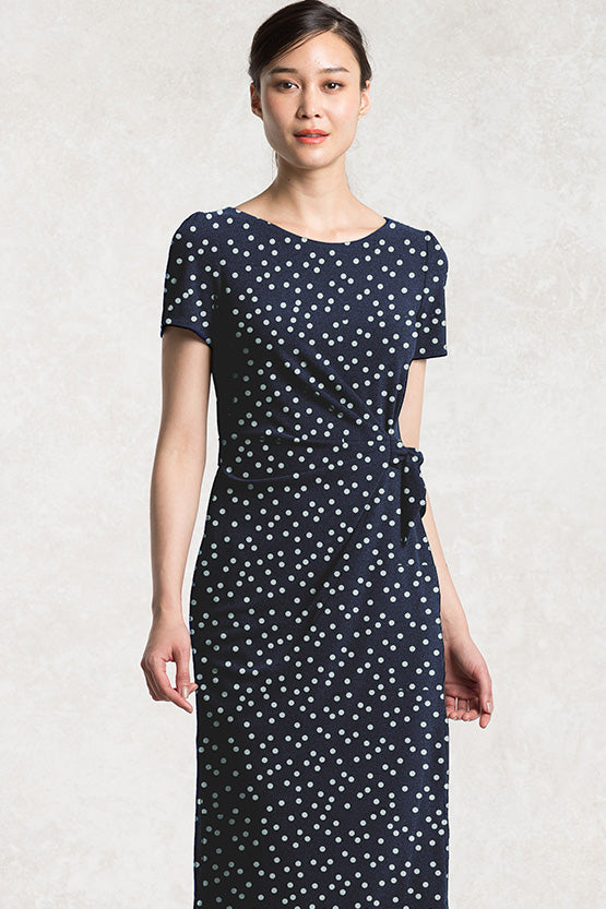 Navy Dot Daily Dress