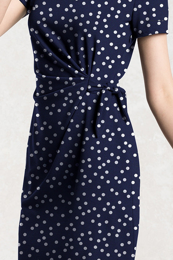 Navy Dot Daily Dress