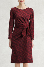 Red Check Daily Dress