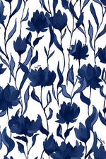 4-Way Stretch: Navy Glorious Twist Dress
